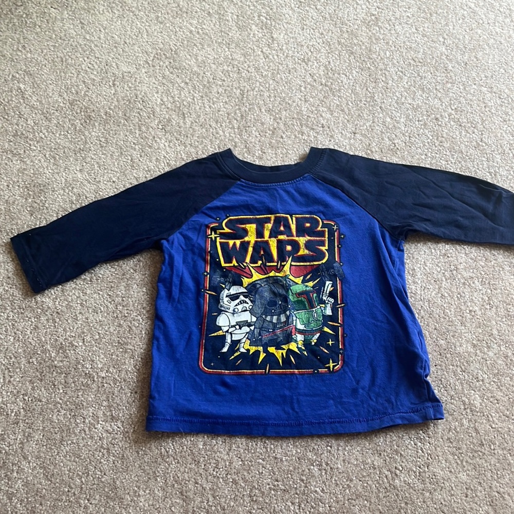 Old Navy Stars Wars 3/4 tee toddler size 2T